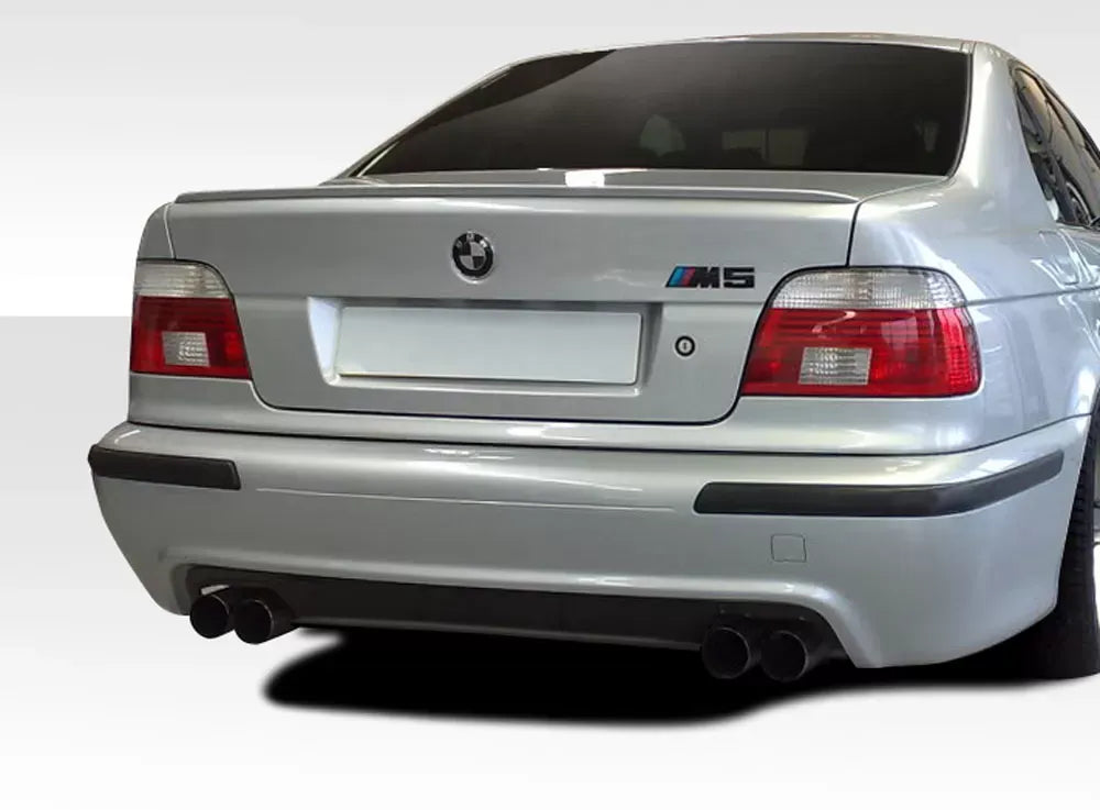 Duraflex M5 Look Rear Bumper Cover Compatible With 1997-2003 BMW 5 Series - 1 Piece
