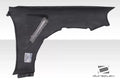 Duraflex F-1 Fender Compatible With 1999-2000 Honda Civic - 2 Piece