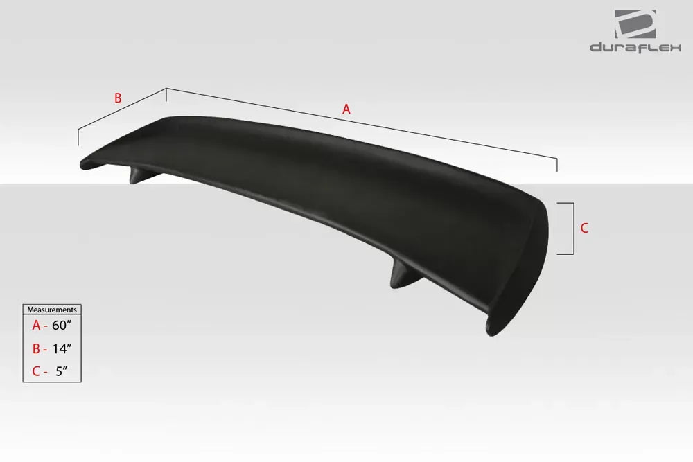Duraflex Universal Bomber Wing Spoiler Body Kit - 1 Piece