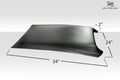 Duraflex Universal Hood/Roof Scoop Type 1 Body Kit - 1 Piece