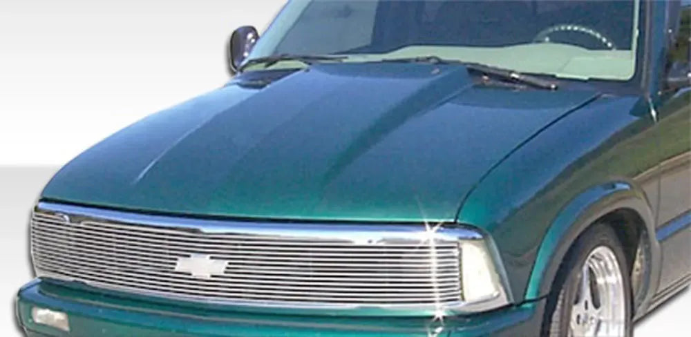 Duraflex Cowl Hood Compatible With 1994-2004 Chevrolet S-10 - 1 Piece