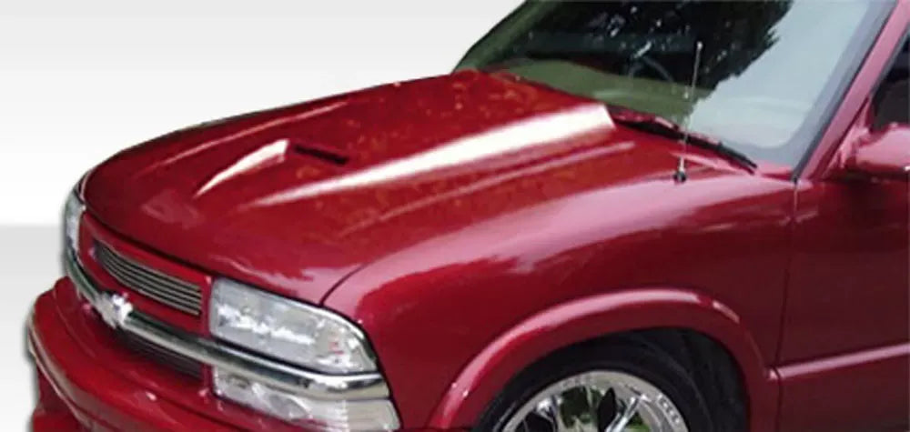 Duraflex Ram Air Hood Compatible With 1994-2004 Chevrolet S-10 - 1 Piece