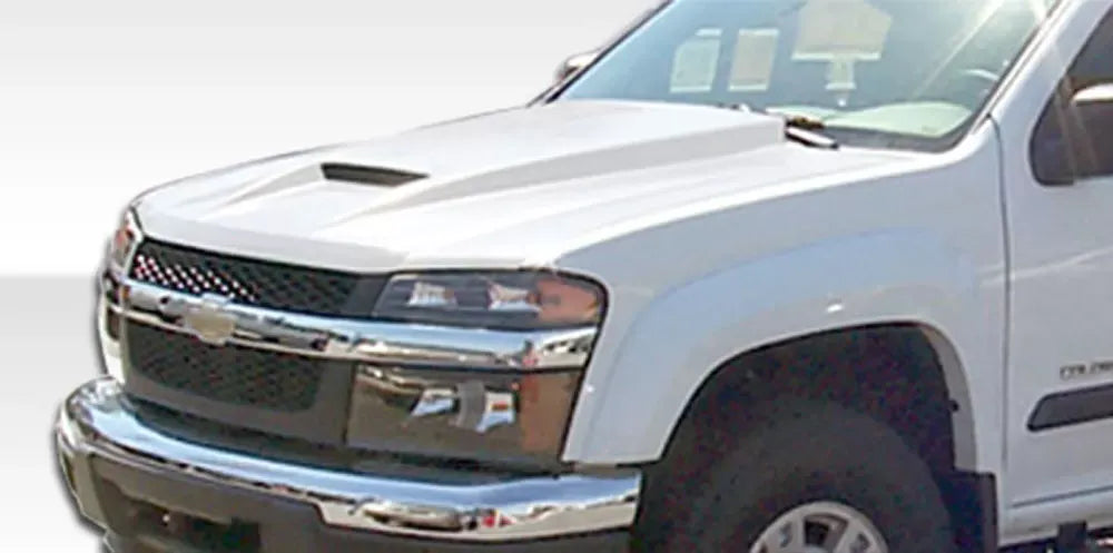 Duraflex Ram Air Hood Compatible With 2004-2012 Chevrolet Colorado - 1 Piece