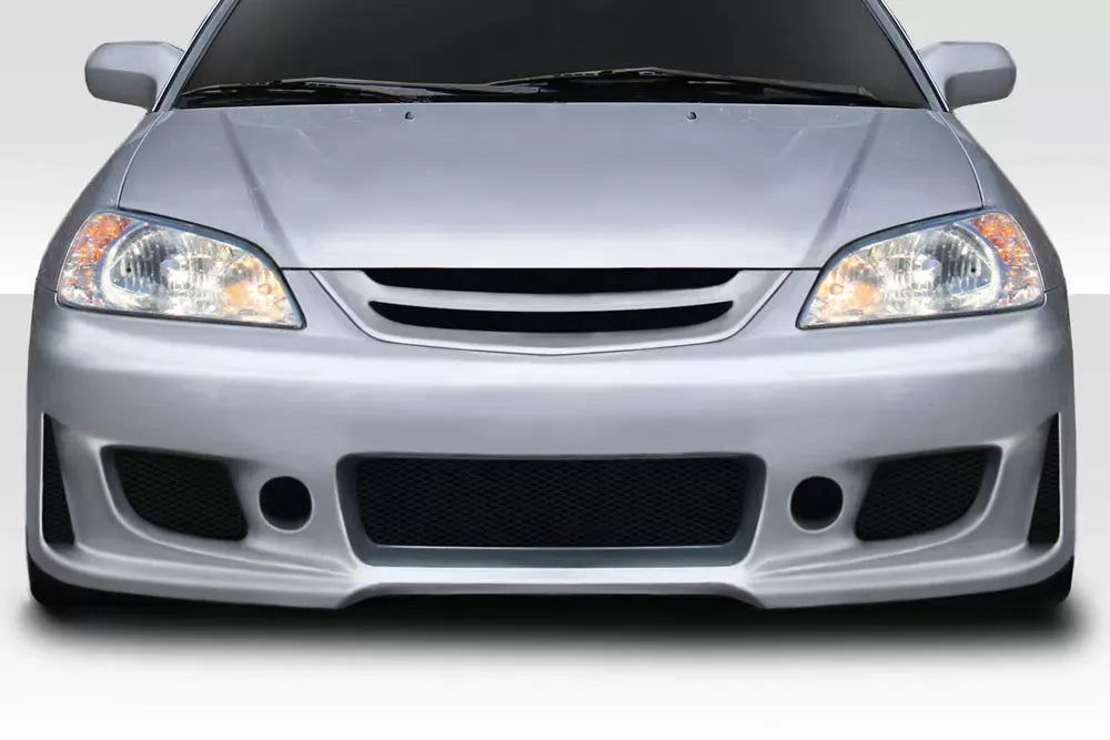 Duraflex B-2 Front Bumper Cover Compatible With 2004-2005 Honda Civic - 1 Piece