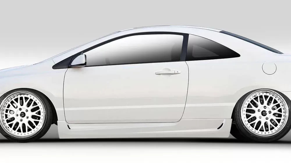 Duraflex TR-N Side Skirts Compatible With 2006-2011 Honda Civic - 2 Piece