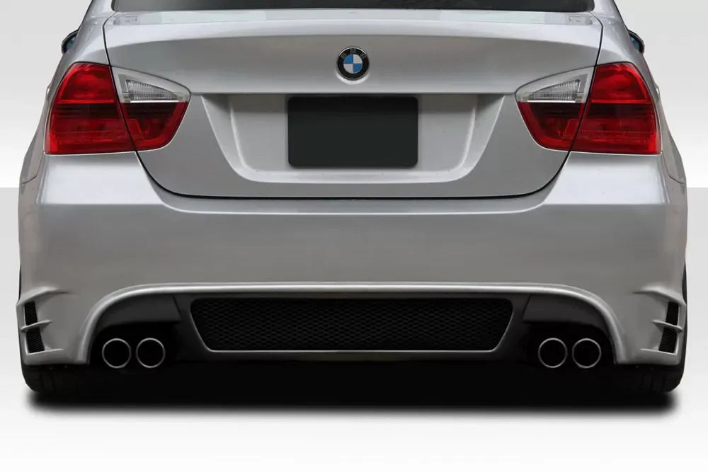 Duraflex R-1 Rear Bumper Cover Compatible With 2006-2011 BMW 3 Series - 1 Piece