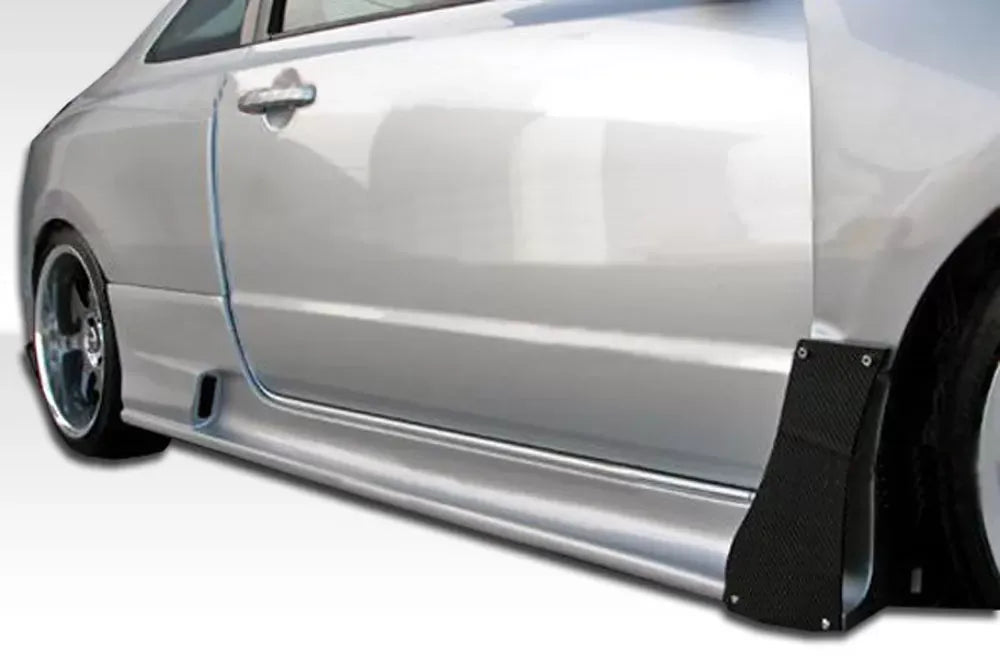 Duraflex GT500 Wide Body Side Skirts Compatible With 2006-2011 Honda Civic - 2 Piece