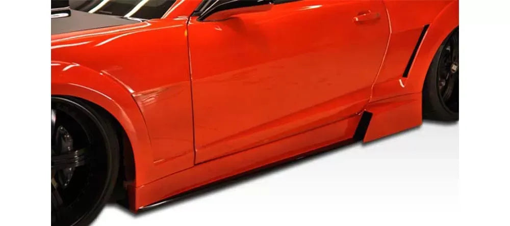 Duraflex Circuit Wide Body Side Skirts Compatible With 2010-2015 Chevrolet Camaro - 2 Piece