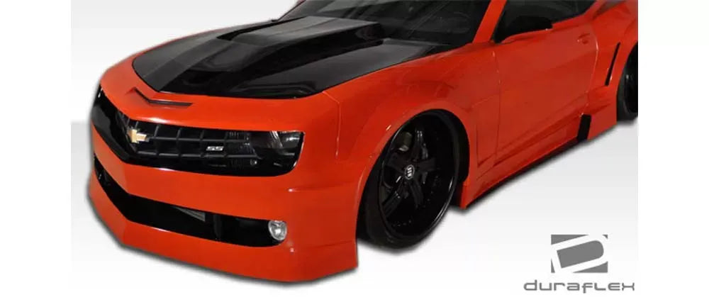 Duraflex Circuit Wide Body Side Skirts Compatible With 2010-2015 Chevrolet Camaro - 2 Piece