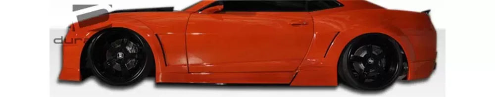 Duraflex Circuit Wide Body Side Skirts Compatible With 2010-2015 Chevrolet Camaro - 2 Piece