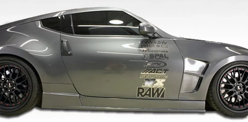 Duraflex Circuit Side Skirts Compatible With 2009-2020 Nissan 370Z - 2 Piece