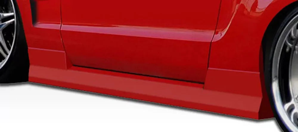 Duraflex Circuit Side Skirts Rocker Panels Compatible With 2005-2014 Ford Mustang - 2 Piece