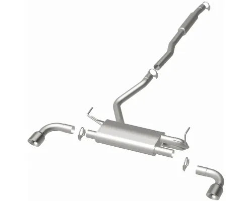 MagnaFlow BRExhaust Direct-Fit Exhaust System for Jeep Cherokee 3.2L 2014-2022, Aluminized Steel
