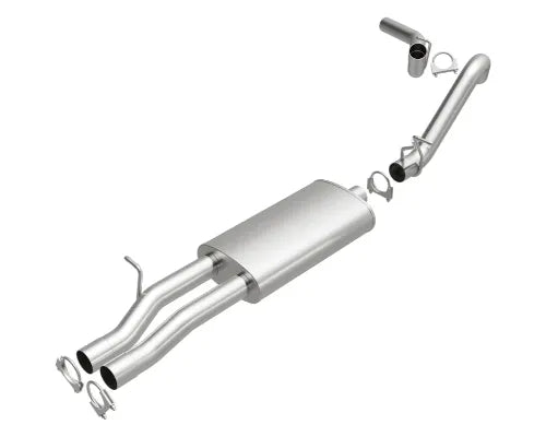 MagnaFlow Direct-Fit Replacement Exhaust System for Chevrolet Silverado 2500 HD, GMC Sierra 2500 HD 2001-2002, Aluminize