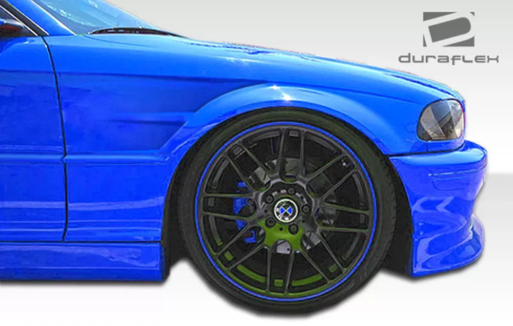 Duraflex Executive Fender Compatible With 2000-2003 BMW 3 Series - 2 Piece
