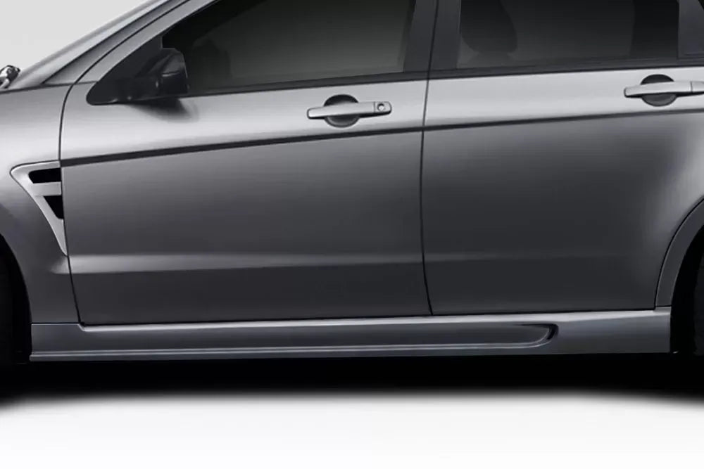 Duraflex Piranha Side Skirts Compatible With 2008-2011 Ford Focus - 2 Piece