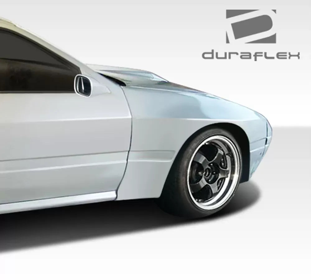 Duraflex MTP Wide Body Front Fenders Compatible With 1986-1991 Mazda RX7 - 2 Piece