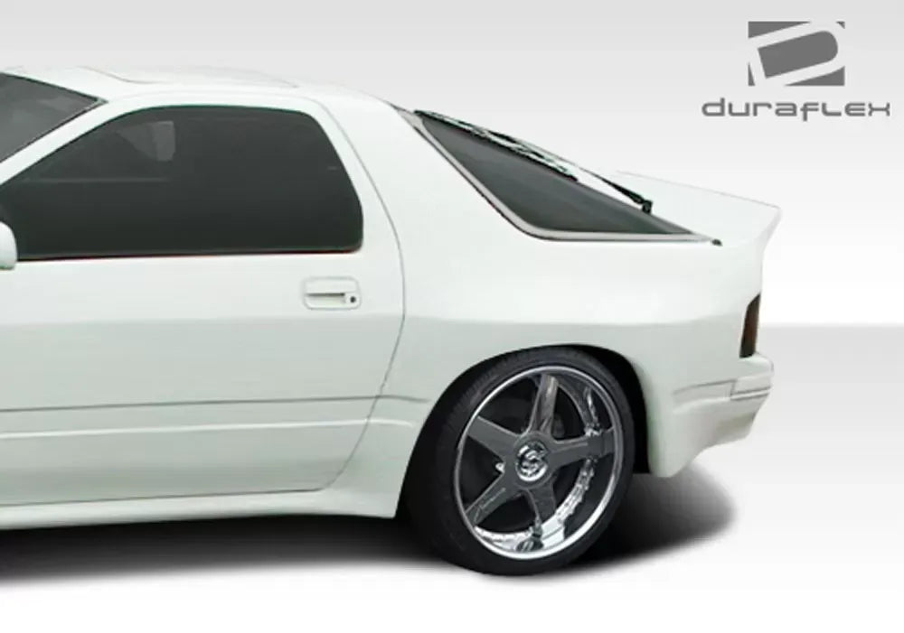 Duraflex MTP Wide Body Rear Fender Flares Compatible With 1986-1991 Mazda RX7 - 2 Piece
