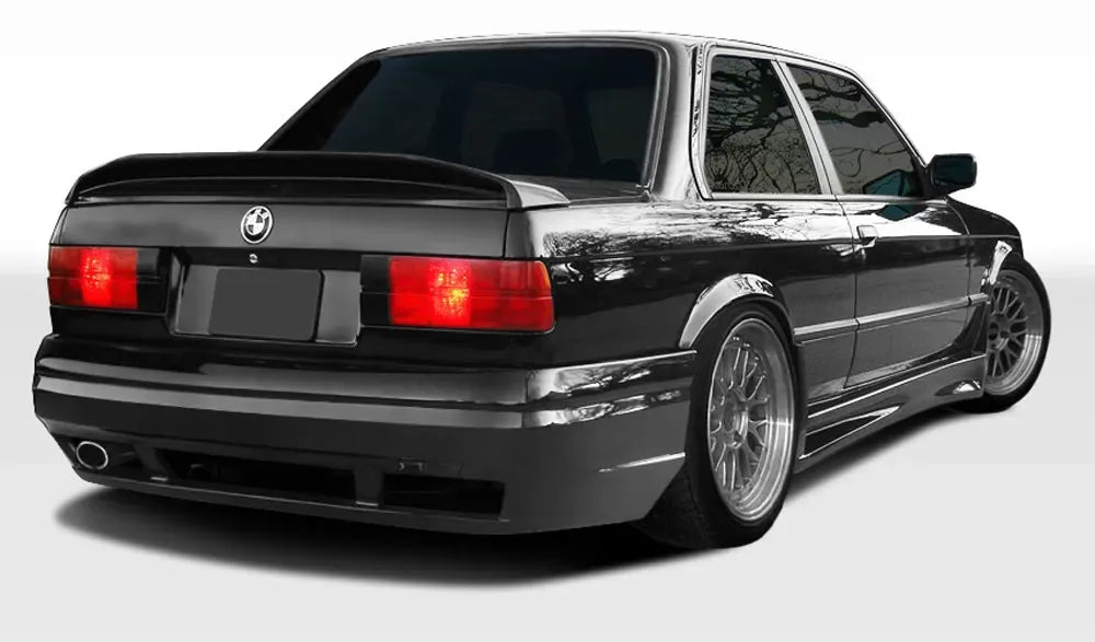 Duraflex GT-S Rear Bumper Cover Compatible With 1984-1991 BMW 3 Series - 1 Piece