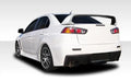 Duraflex Evo X Look Rear Bumper Cover Compatible With 2008-2017 Mitsubishi Lancer - 1 Piece