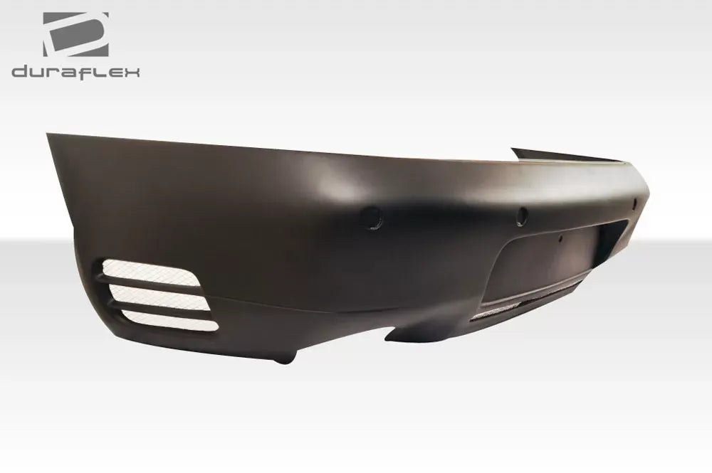 Duraflex Turbo Look Rear Bumper Cover Compatible With 1999-2004 Porsche 996 - 1 Piece