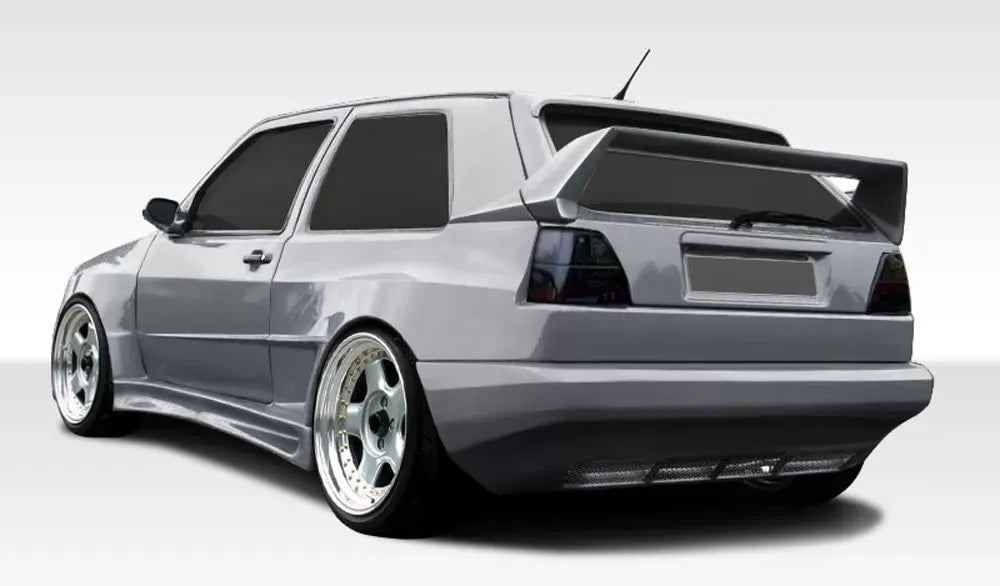 Duraflex R-1 Wide Body Rear Bumper Cover Compatible With 1985-1992 Volkswagen Golf - 1 Piece