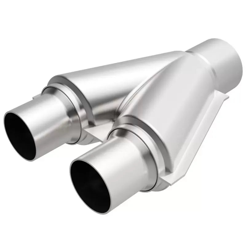 MagnaFlow 2.5in Stainless Steel Performance Exhaust Y-Pipe 10768 - Universal Fit