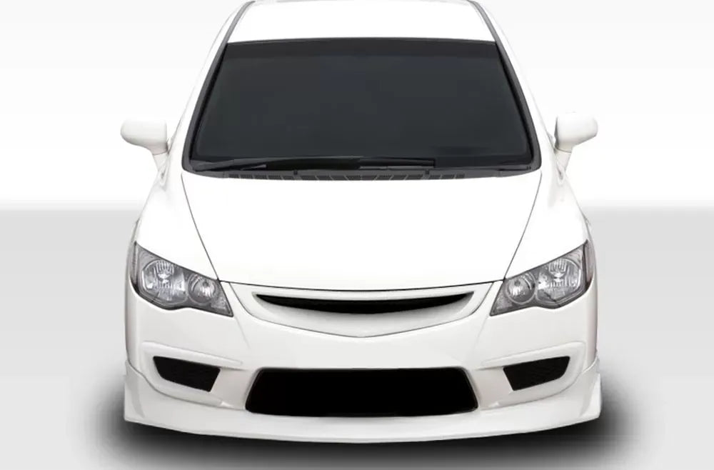 Duraflex Type R Front Lip Spoiler Compatible With 2006-2011 Honda Civic - 1 Piece