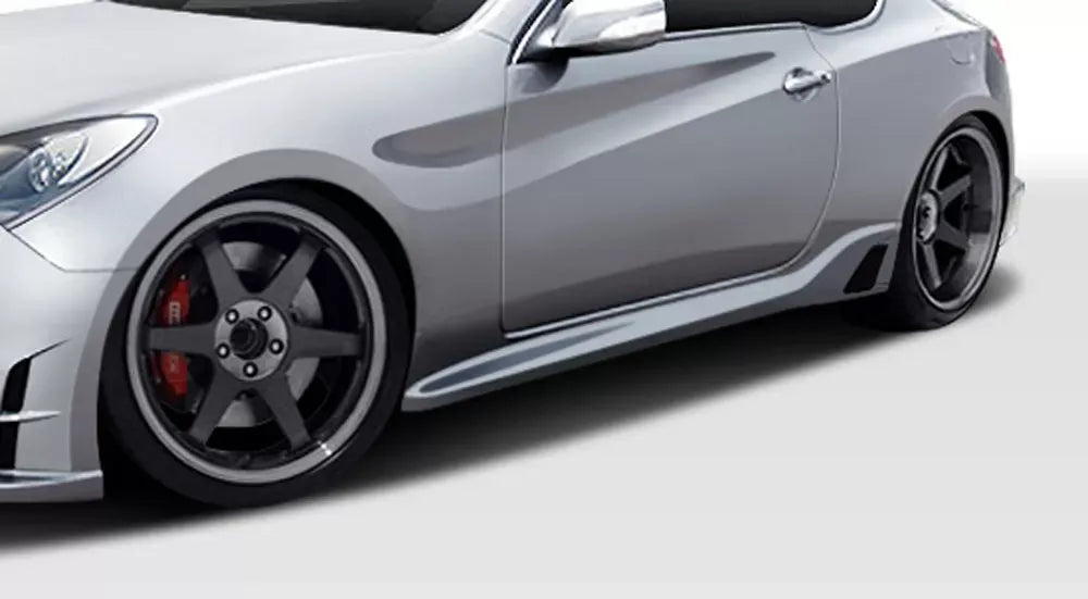 Duraflex TP-R Side Skirts Compatible With 2010-2016 Hyundai Genesis - 2 Piece