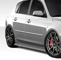 Duraflex X-Sport Side Skirts Compatible With 2004-2009 Mazda 3 - 2 Piece