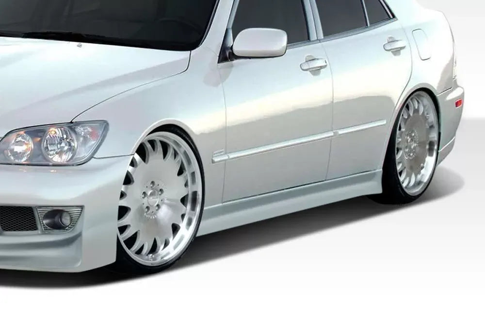 Duraflex V-Speed 2 Side Skirts Compatible With 2000-2005 Lexus IS - 2 Piece