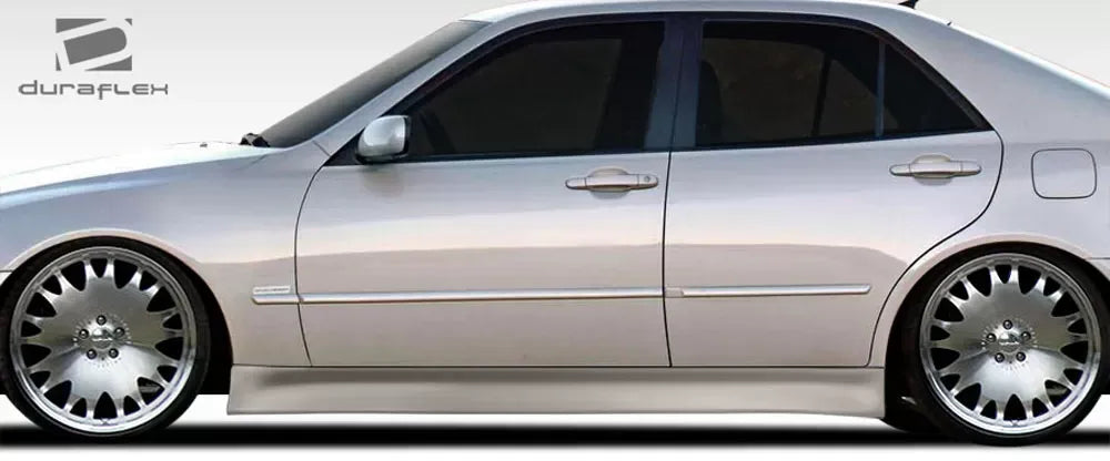 Duraflex V-Speed 2 Side Skirts Compatible With 2000-2005 Lexus IS - 2 Piece