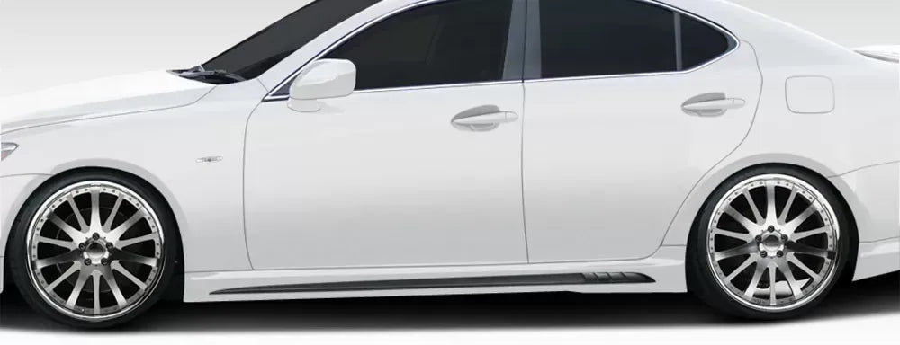 Duraflex W-1 Side Skirts Compatible With 2006-2013 Lexus IS - 2 Piece