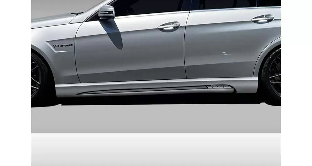Duraflex Eros Version 1 Side Skirts Compatible With 2010-2016 Mercedes E Class - 2 Piece