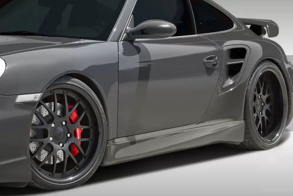 Duraflex Eros Version 1 Side Skirts Compatible With 2005-2012 Porsche 997 - 2 Piece