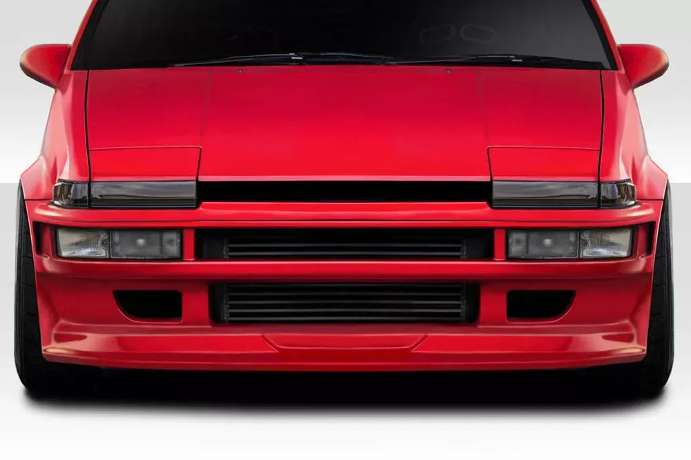 Duraflex MB-R Front Bumper Cover Compatible With 1984-1987 Toyota Corolla - 1 Piece