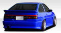 Duraflex RF Design Rear Bumper Cover Compatible With 1984-1987 Toyota Corolla - 1 Piece