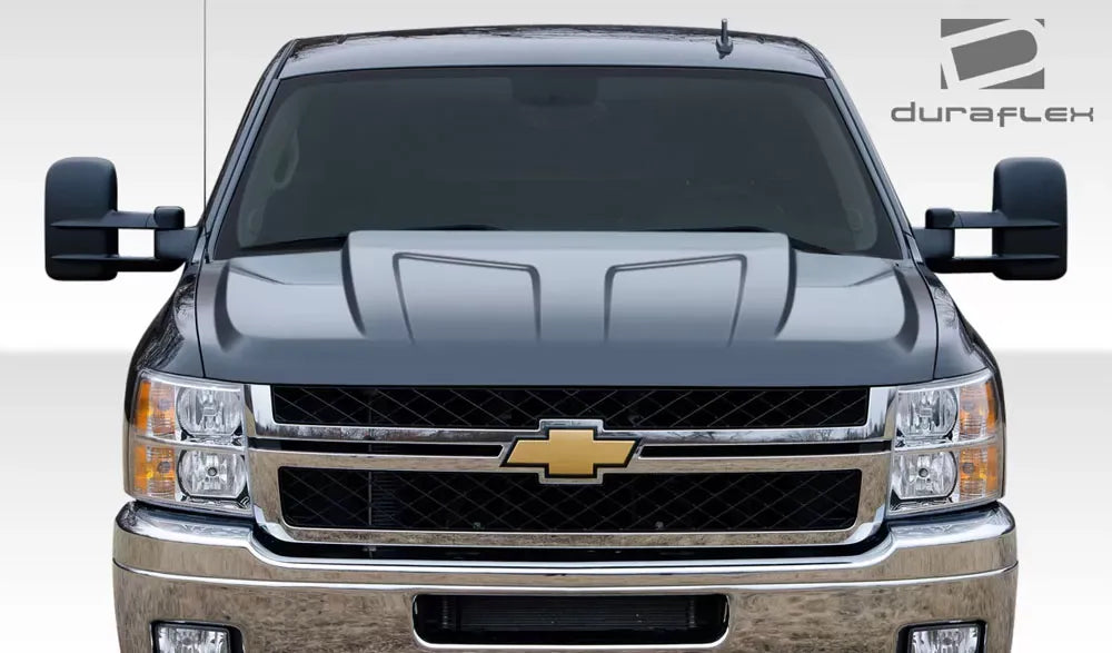 Duraflex G-Force Hood Compatible With 2007-2013 Chevrolet Silverado - 1 Piece