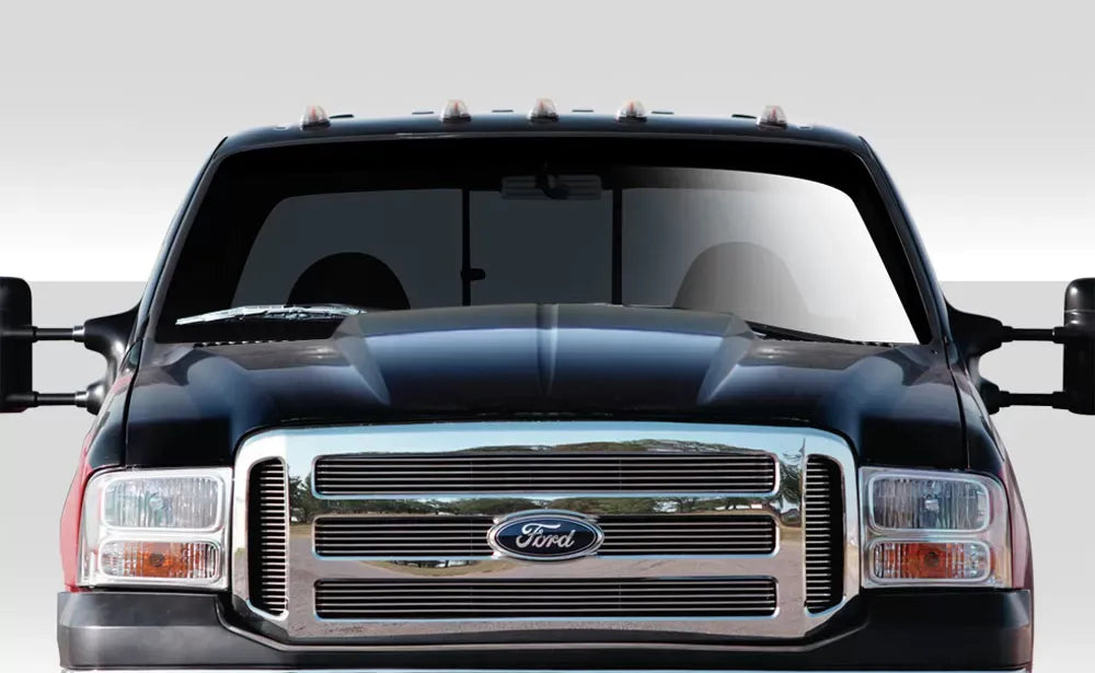 Duraflex Cowl Hood Compatible With 1999-2007 Ford Super Duty - 1 Piece