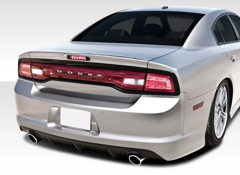 Duraflex SRT Look Rear Bumper Cover Compatible With 2011-2014 Dodge Charger - 1 Piece