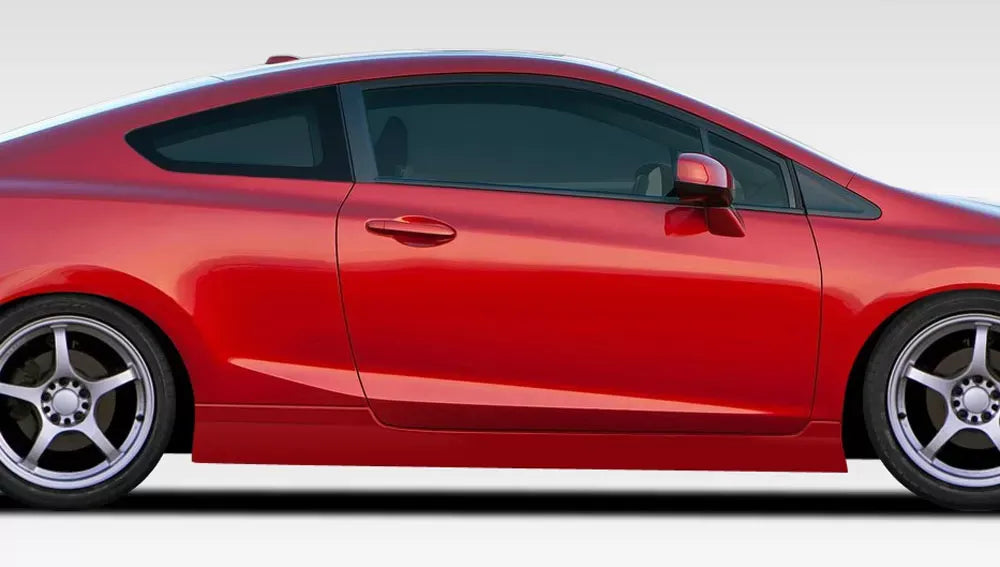 Duraflex Bisimoto Side Skirts Compatible With 2012-2015 Honda Civic - 2 Piece