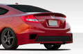 Duraflex Bisimoto Rear Bumper Cover Compatible With 2012-2013 Honda Civic - 1 Piece