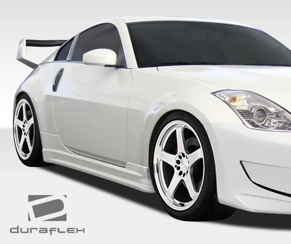 Duraflex AM-S GT Side Skirts Compatible With 2003-2008 Nissan 350Z - 2 Piece
