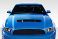 Duraflex GT500 Look Conversion Hood Compatible With 2010-2014 Ford Mustang - 1 Piece