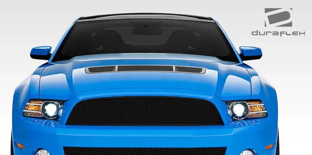 Duraflex GT500 Look Conversion Hood Compatible With 2010-2014 Ford Mustang - 1 Piece