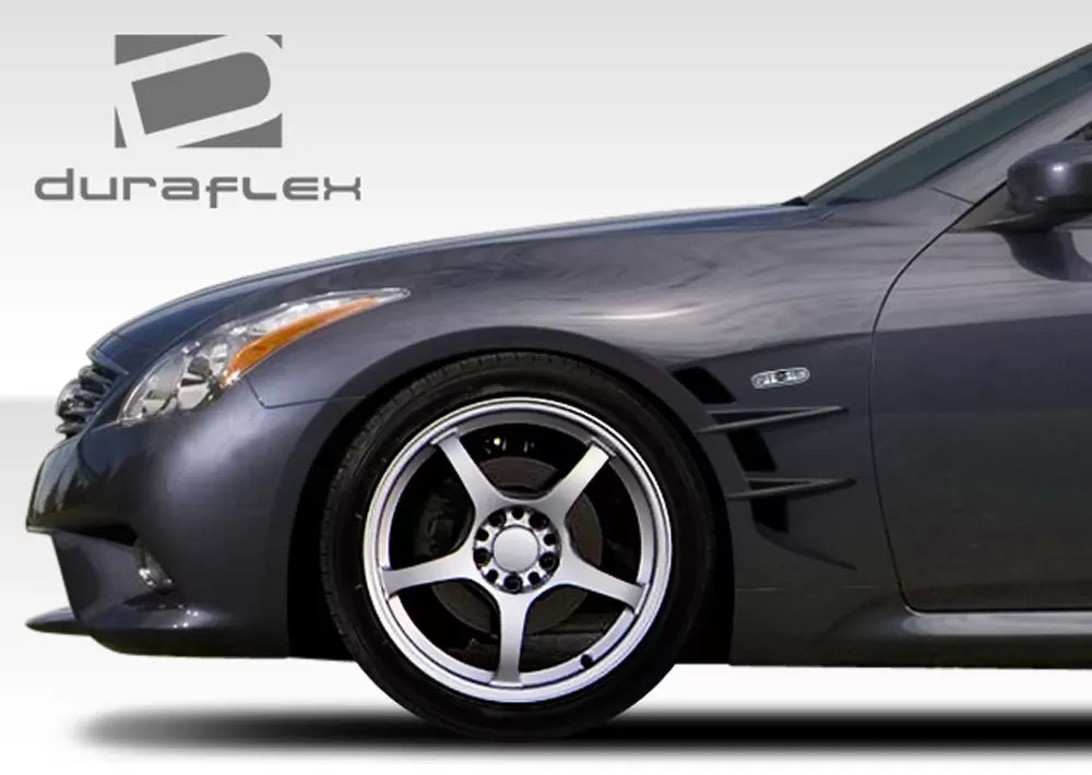 Duraflex W-1 Fender Compatible With 2008-2015 Infiniti G Coupe - 2 Piece