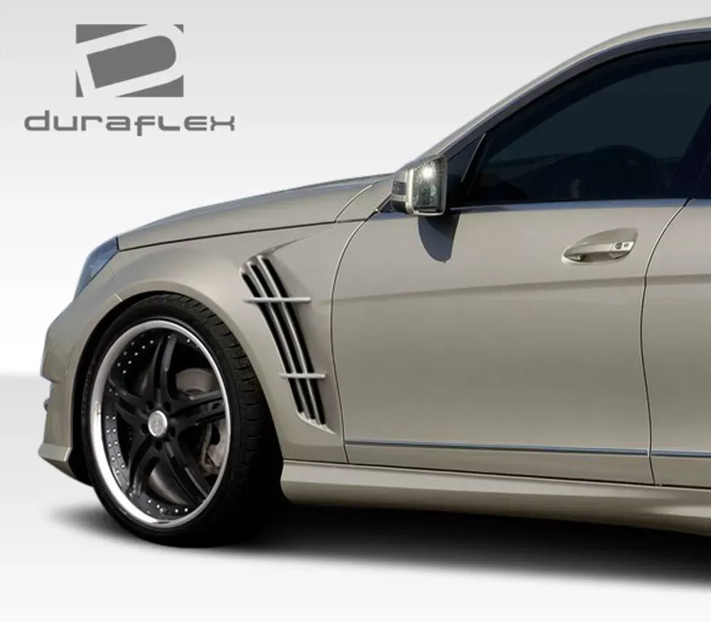 Duraflex W-1 Body Kit Compatible With 2008-2011 Mercedes C Class W204 - 6 Piece