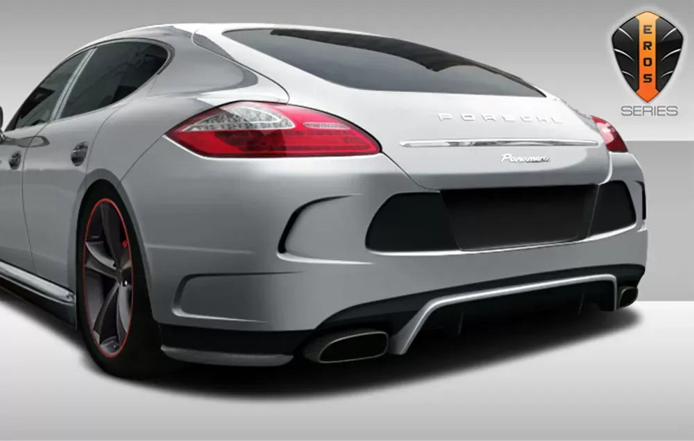 Duraflex Eros Version 4 Rear Bumper Cover Compatible With 2010-2013 Porsche Panamera - 1 Piece