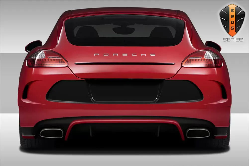 Duraflex Eros Version 4 Rear Bumper Cover Compatible With 2010-2013 Porsche Panamera - 1 Piece