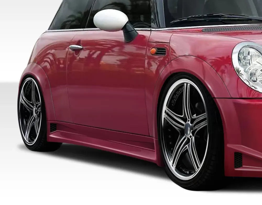Duraflex Type Z Wide Body Side Skirts Compatible With 2002-2006 MINI Cooper - 2 Piece